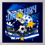 Regalos del futbol del fútbol del arte gráfico del impresiones