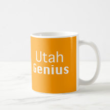 Regalos del genio de Utah Taza De Café