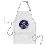 Regalos del navidad del labrador retriever del cho delantales