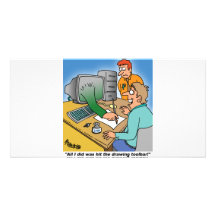 ¡Regalos del ordenador/de la tecnología! Tarjetas Fotográficas