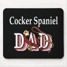 Regalos del PAPÁ de cocker spaniel Alfombrilla De Raton