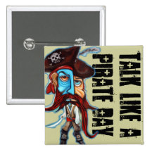 Regalos del pirata pins