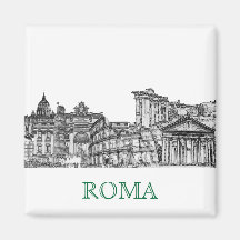 Regalos del recuerdo del viaje de Roma, Roma… Imán Para Frigorífico