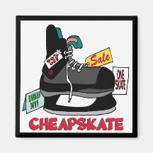Regalos divertidos de las camisetas del Cheapskate Iman