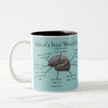 Regalos divertidos del asistente social taza