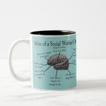 Regalos divertidos del asistente social taza