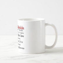 "Regalos divertidos del horario del retiro" Tazas