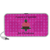 Regalos divertidos del navidad de la magdalena iPod altavoz