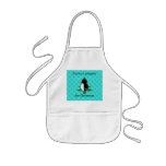 Regalos divertidos del pingüino delantal