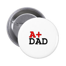 Regalos divertidos para los papás: A+ Papá Pins