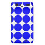 Regalos elegantes elegantes para ella: Lunares azu Droid RAZR Carcasas