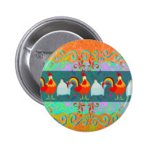 Regalos enrrollados del animal del campo de pollo  pin