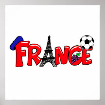 Regalos franceses de los fanáticos del fútbol de l posters