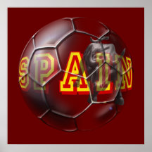 Regalos futbal contemporáneos de las fans del baló posters
