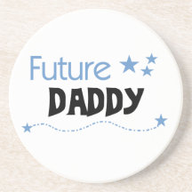 Regalos futuros del papá posavasos diseño