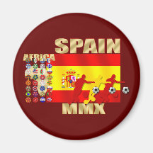 Regalos grandes del futbol del fútbol de África MM Imán Para Frigorífico
