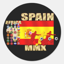 Regalos grandes del futbol del fútbol de África MM Etiqueta Redonda