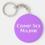 Regalos importantes de los comp Sci Llavero Personalizado