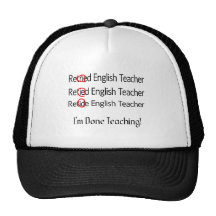 Regalos jubilados del profesor de inglés gorro