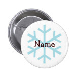Regalos personalizados copo de nieve del invierno pin