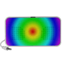 Regalos psicodélicos del arte: Círculos enrrollado iPod Altavoces