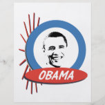 Regalos retros de Favorable-Obama Tarjetas Informativas