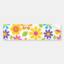 Regalos retros de las adolescencias del Hippie del Etiqueta De Parachoque