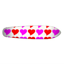 Regalos románticos de los chicas: Corazones rosado Monopatines Personalizados