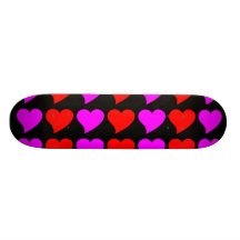 Regalos románticos de los chicas: Corazones rosado Monopatin Personalizado
