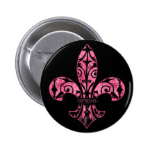 Regalos rosados de la flor de lis pin