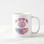 Regalos rosados de la gimnasia taza