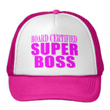 Regalos rosados frescos para los jefes: Boss estup Gorro De Camionero