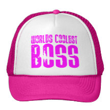 Regalos rosados frescos para los jefes: Mundos Bos Gorro De Camionero