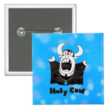 Regalos santos santos de Bull del dibujo animado d Pins