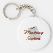 Regalos únicos del estudiante de la farmacia llaveros personalizados