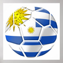 Regalos uruguayos de los aficionados al fútbol de  posters