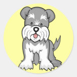 Regalos y mercancía del Schnauzer Etiqueta