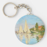 Regatta en Argenteuil de Claude Monet Llaveros