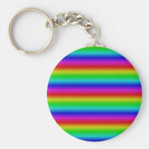 Regenbogen Gestreift Schlüsselanhänger