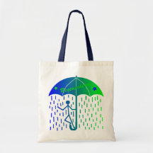 regenschirm blau-grün taschen