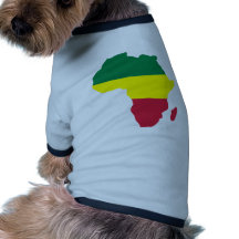Reggae de África Camisetas De Mascota