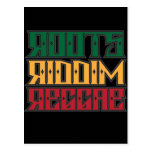 Reggae de Riddim de las raíces Postal