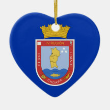 Región de Coquimbo, bandera de Chile, Chile Adornos De Navidad