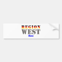Region West - Bonn Auto Sticker