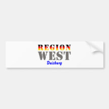 Region West - Duisburg Autoaufkleber