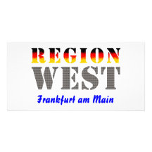 Region West - Frankfurt am Main Bild Karte