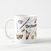 Registro. 11 onzas. Taza de orquesta de los instru