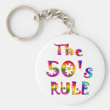 regla 50s llaveros personalizados