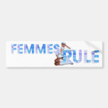 Regla de Femmes de la CAMISETA Pegatina De Parachoque
