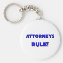 ¡Regla de los abogados! Llaveros Personalizados